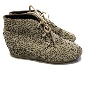 Toms Youth Desert Wedge Bootie